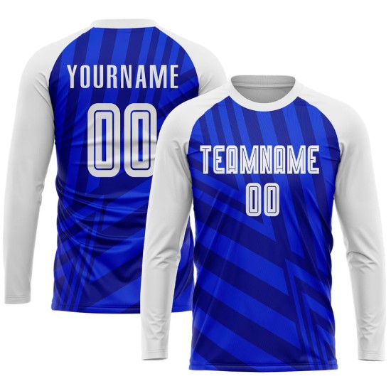 High-quality custom 100% polyester long-sleeve football jerseys – breathable, French style, youth sizes, factory-customized logo High-quality custom 100% polyester long-sleeve football jerseys – breathable, French style, youth sizes, factory-customized logo