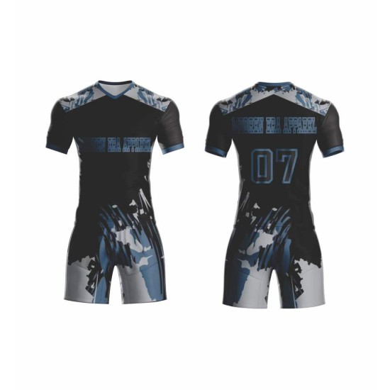 Factory-direct top-tier football kits – Thai-quality sublimation club training sets, red and black sportswear uniforms