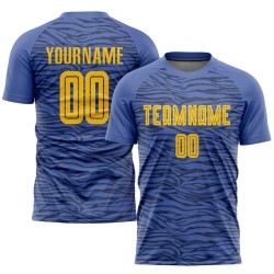 High-quality polyester short-sleeve adult football team uniforms – custom printed logos and names, latest French summer style