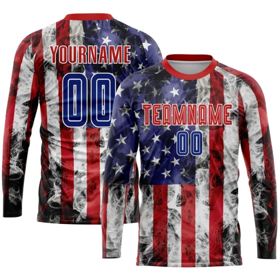 Custom-name and logo-printed long-sleeve football jerseys – latest design, prices inspired by France Custom-name and logo-printed long-sleeve football jerseys – latest design, prices inspired by France