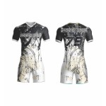 Custom football kit designs – club team names, breathable kits, sublimation, French style