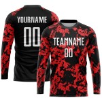 High-quality custom-name long-sleeve football kits in 100% polyester – breathable, factory-made, French style High-quality custom-name long-sleeve football kits in 100% polyester – breathable, factory-made, French style