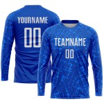 High-quality custom-name long-sleeve football kits in 100% polyester – breathable, factory-made, French style High-quality custom-name long-sleeve football kits in 100% polyester – breathable, factory-made, French style