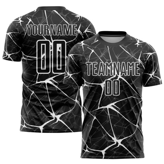 Sublimation-printed French-style short-sleeve football jerseys – new OEM-designed men's/youth kits