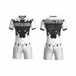 High-quality French custom-name football kit sets – comfortable breathable sublimation jerseys