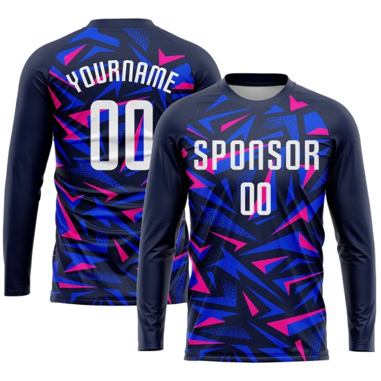 High-quality custom 100% polyester long-sleeve football jerseys – breathable, French style, youth sizes, factory-customized logo High-quality custom 100% polyester long-sleeve football jerseys – breathable, French style, youth sizes, factory-customized logo